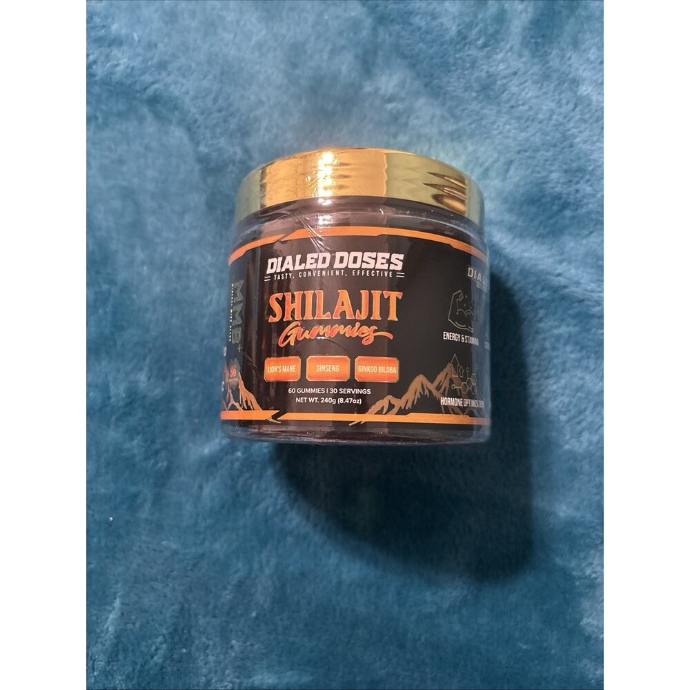 Shilajit Gummies + Lions Mane + ginseng + ginkgo biloba. Brand new. Halal.